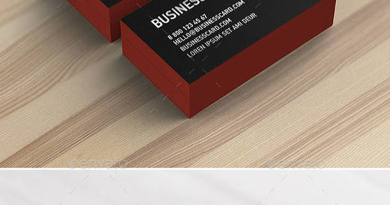 Box business card mock up