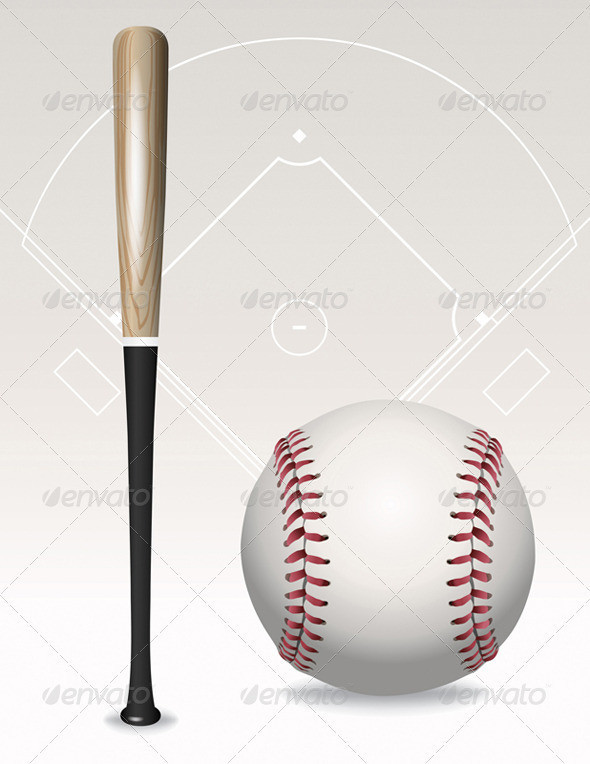 Baseball and bat