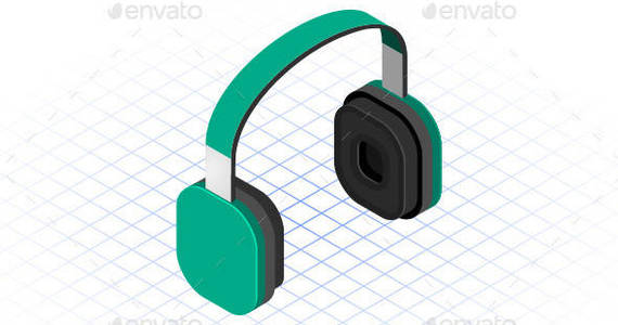 Box isometric headset preview