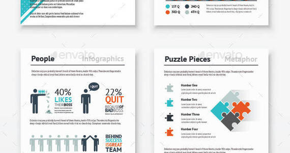 Box infographic brochures bundle cover