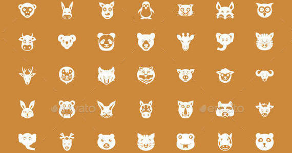 Box animal faces preview