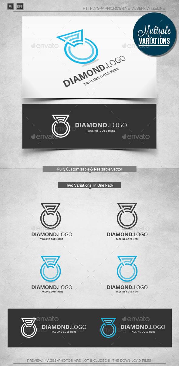 Pre logo diamond