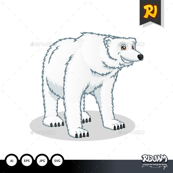 Polar bear cartoon preview