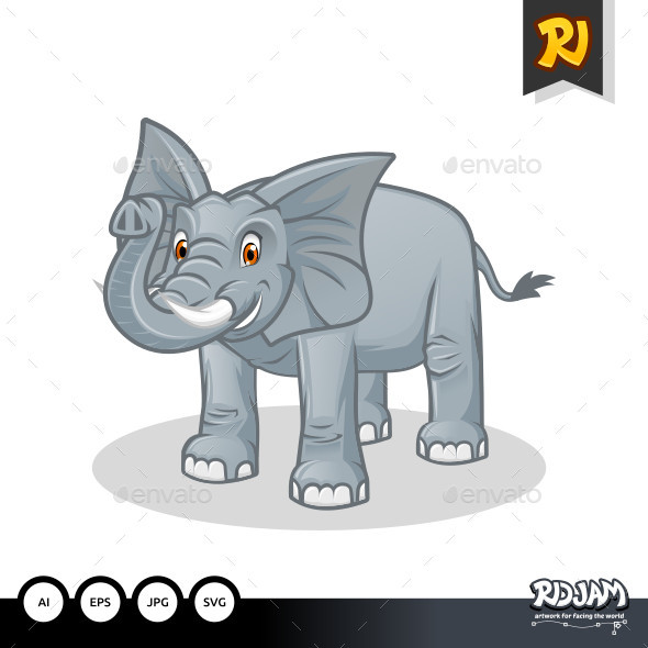 Elephant cartoon preview