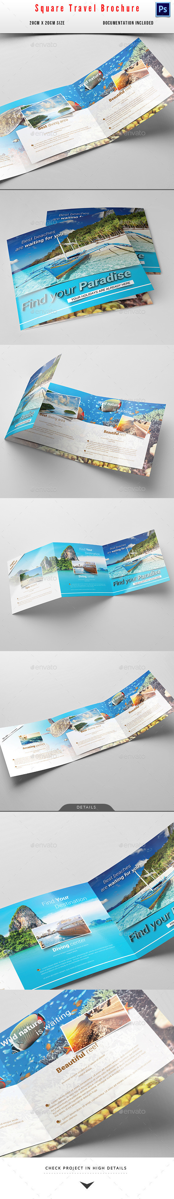 Travel brochure preview