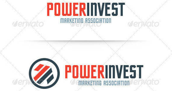 Box power invest logo template