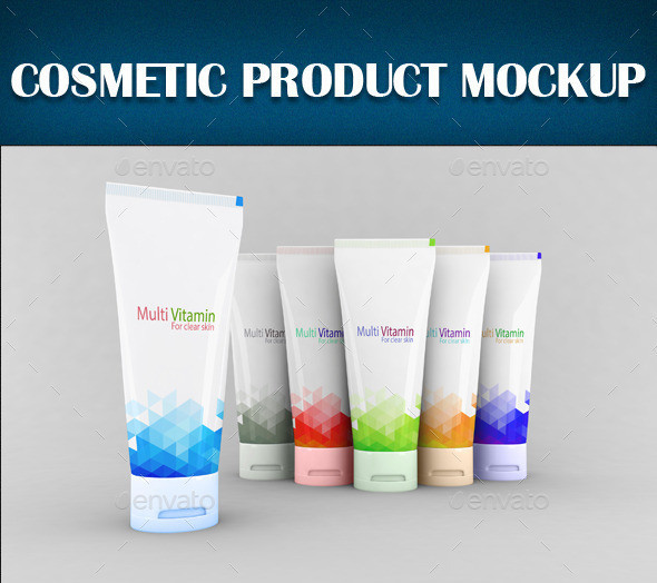 Cosmetic product mockup