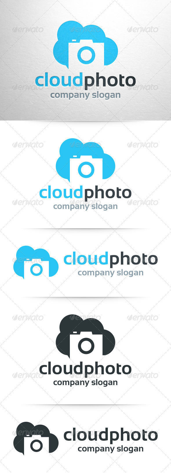 Cloud photo logo