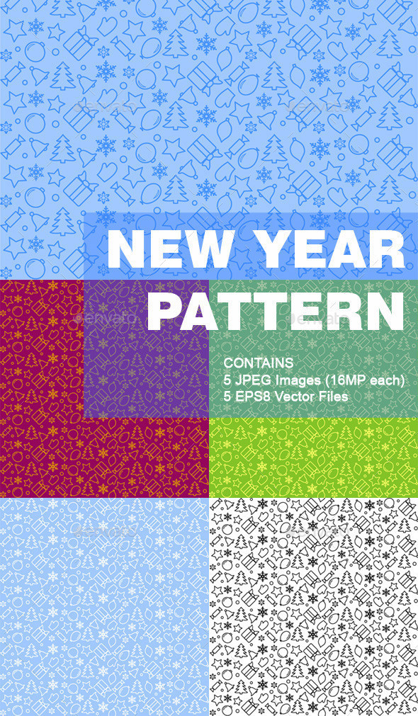 New year pattern pv