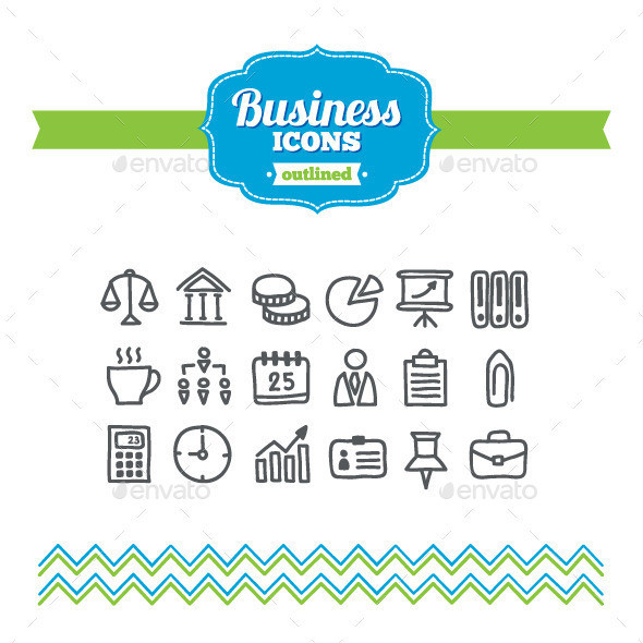 Preview business icons