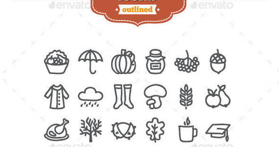 Box preview autumn icons