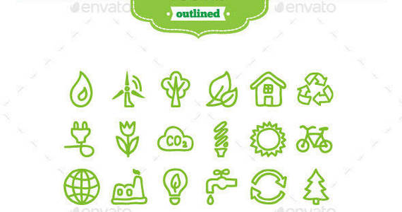Box preview eco icons