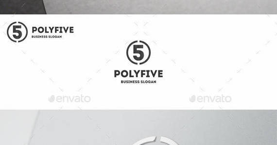 Box five 20logo 20polygonal 20number 1