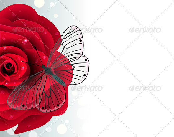 Floral 20background 20with 20rose