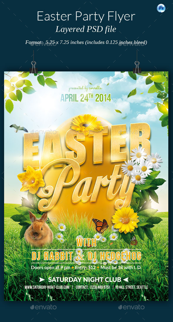 Preview easter flyer