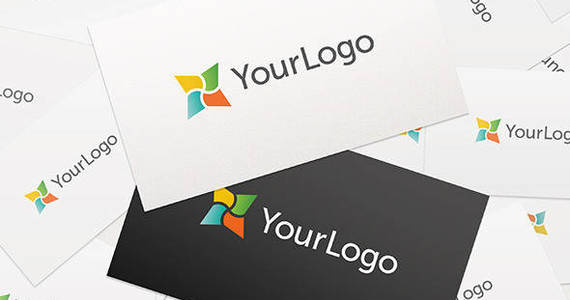 Box logo cards mockup r
