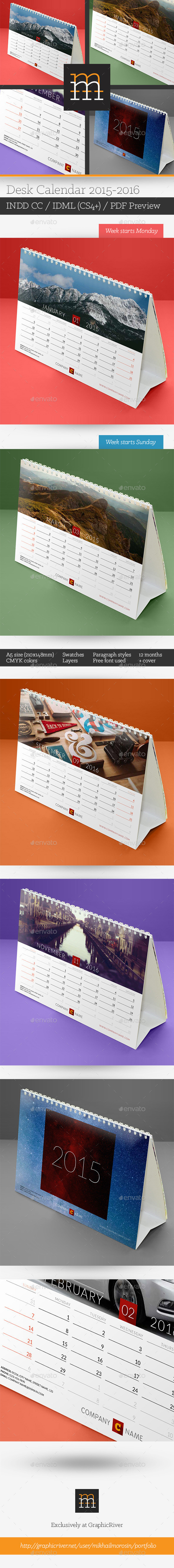 Desk calendar 09  2015 590