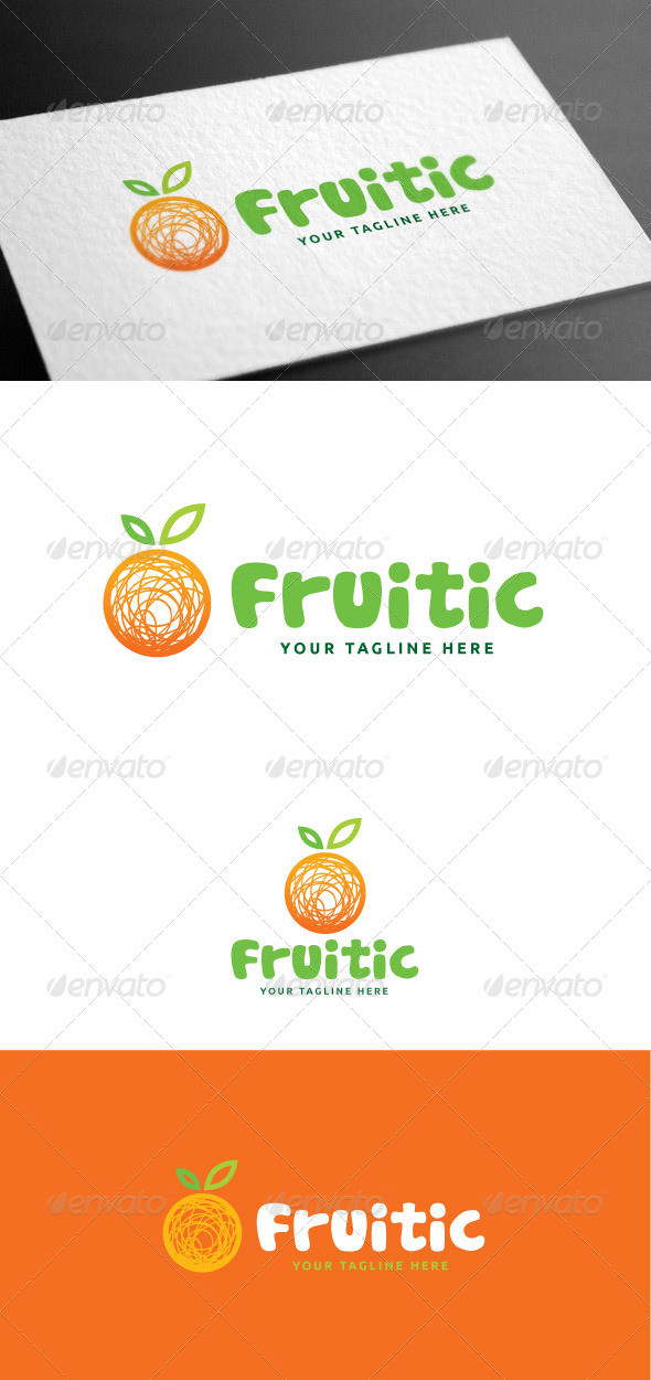 Fruitic logo template