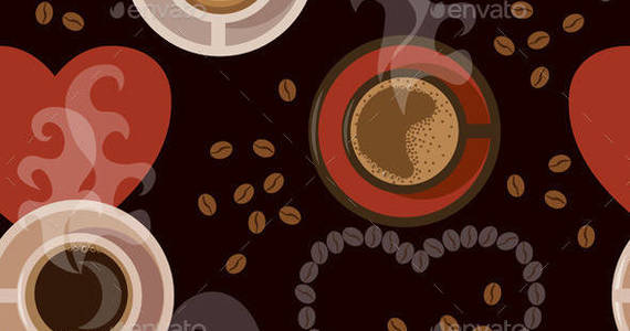 Box coffee pattern preview