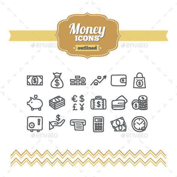 Preview money icons