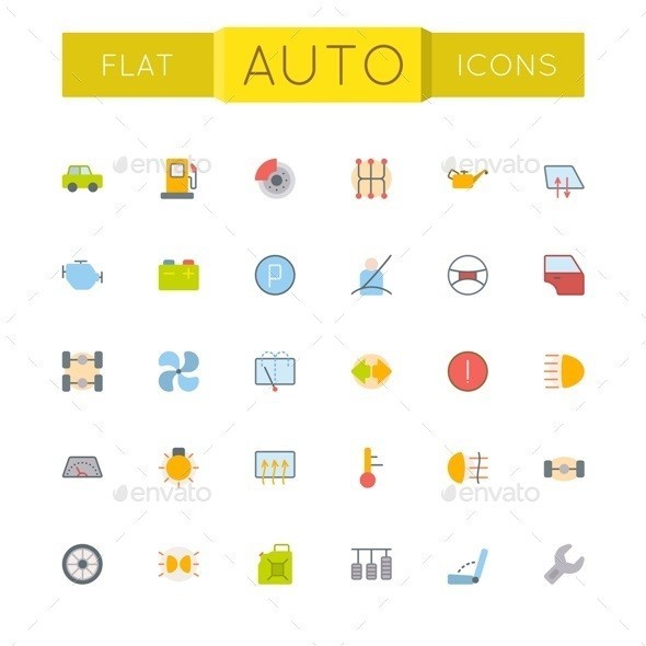 Vector 20flat 20auto 20icons