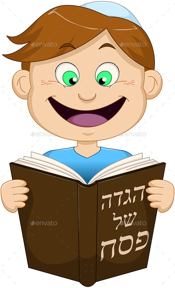 Boy 20reading 20from 20haggadah 20for 20passoverp