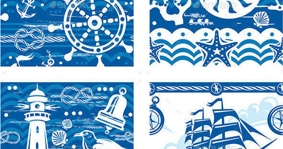 Box seampless 20patterns 20with 20nautical 20and 20sea 20symbols preview