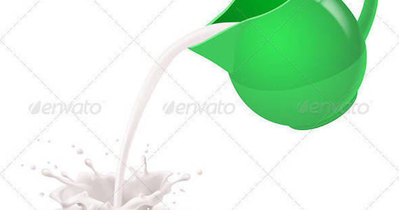 Box milk jug pours milk 04 590
