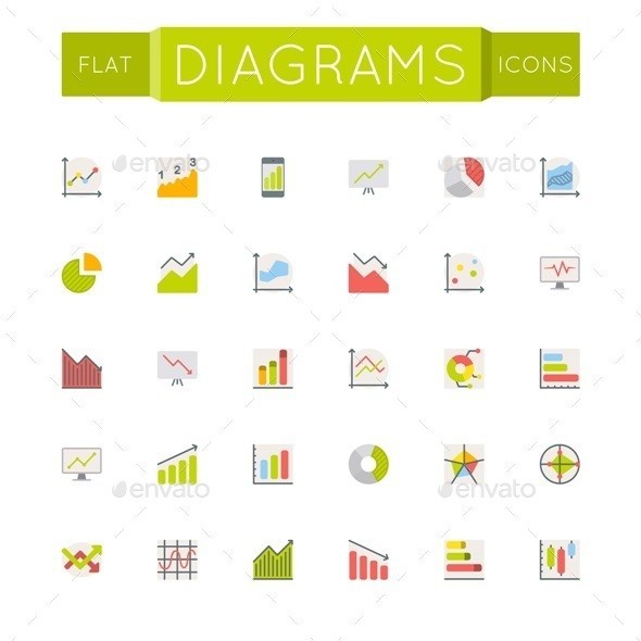 Vector 20flat 20diagrams 20icons