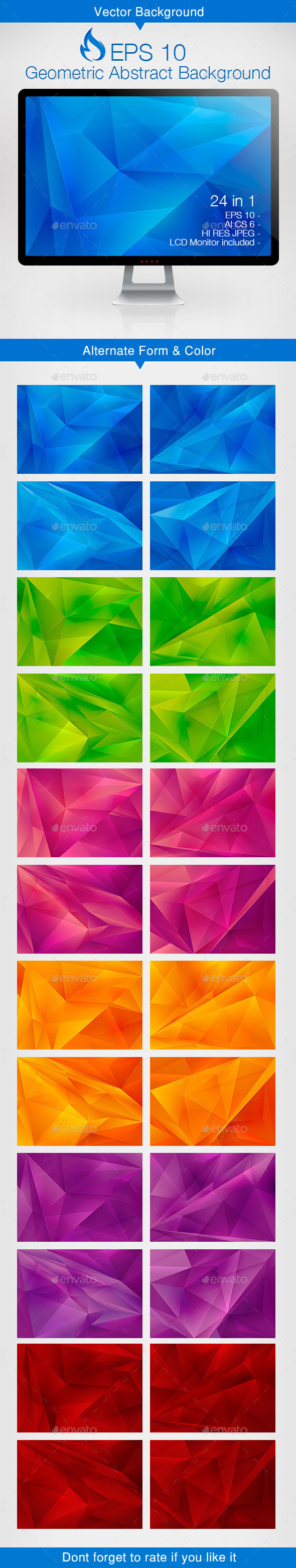 Geometric abstract background preview