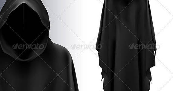 Box angel of death in the black cassock 05 590