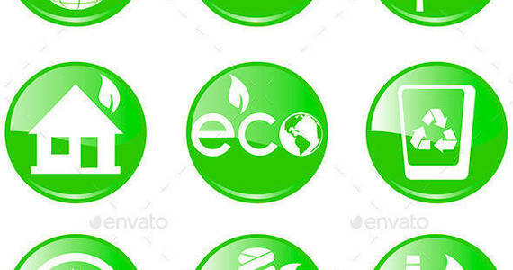 Box green ecology icons prv