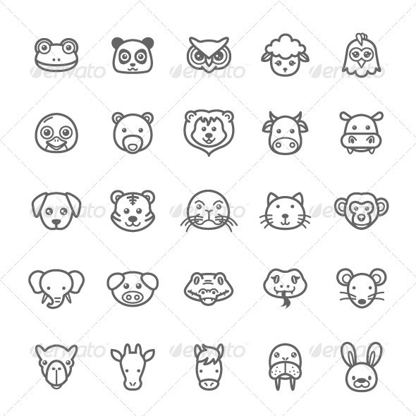 Animal outline icon 590