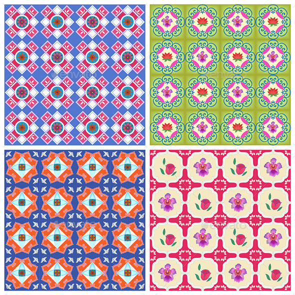 Peranakan 20patterns bright