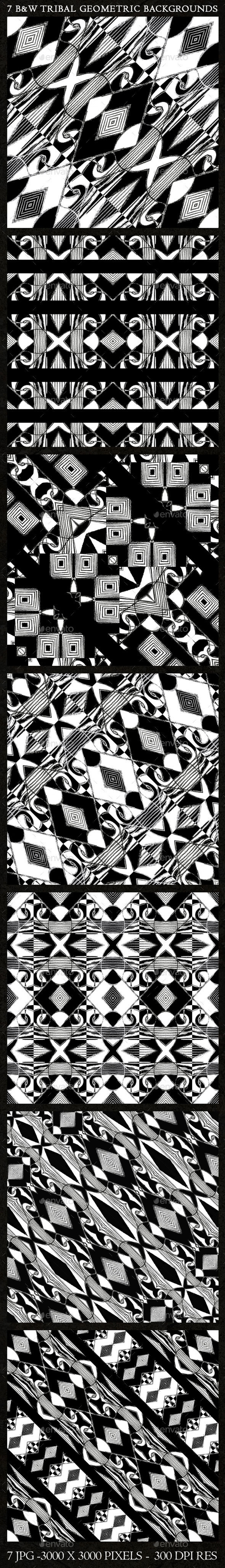 Preview business 7 bw tribal geometric backgrounds