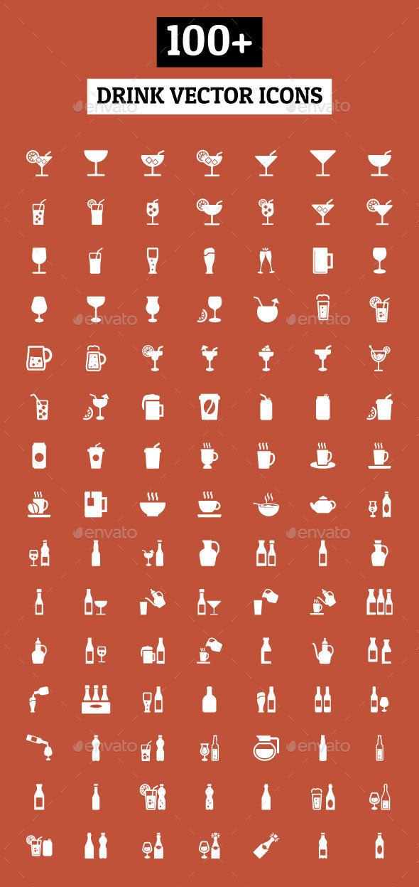 Drink icons preview