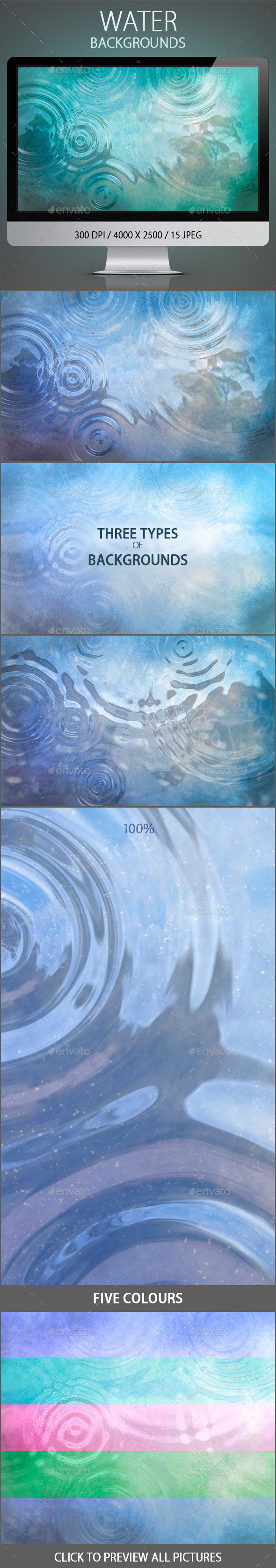 Title water backgrounds