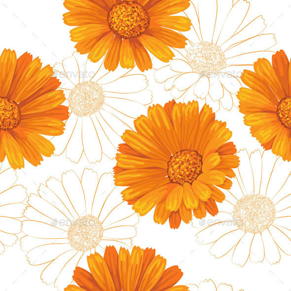 Calendula pattern1 preview