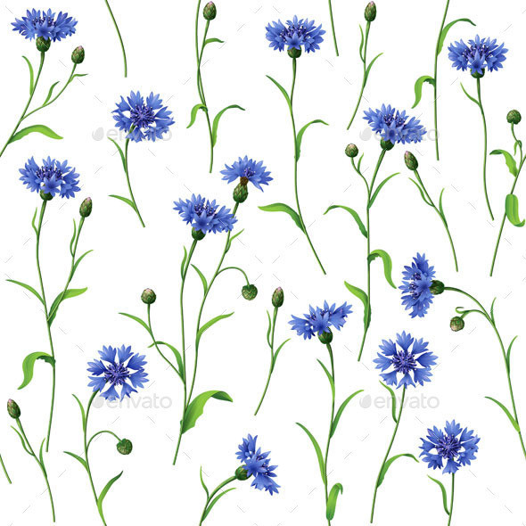 Cornflower pattern preview