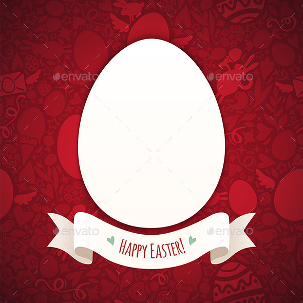 Easter bg red