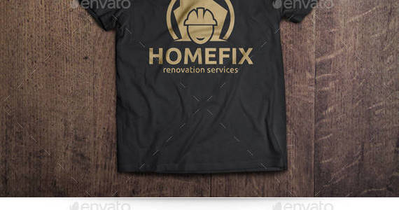 Box home renovation logo template