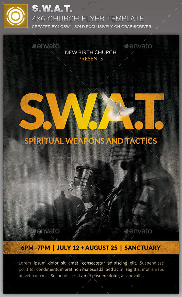 Swat church flyer image preview