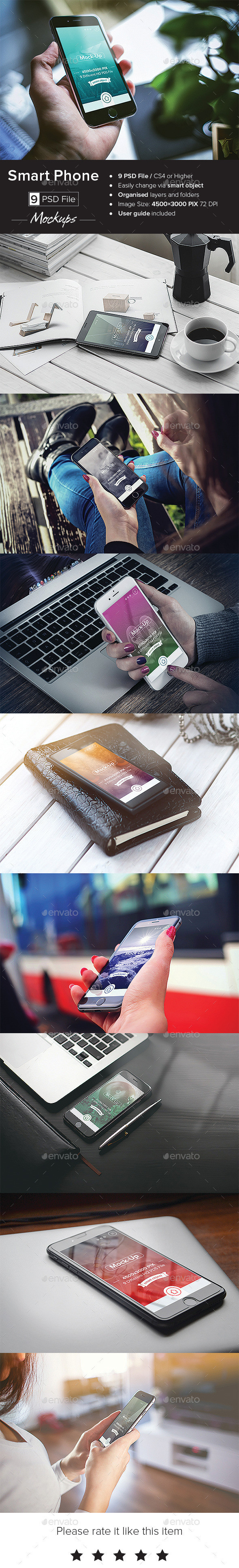Smart phone mockup preview 20update