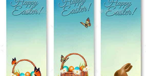 Box 01retro easter banners t