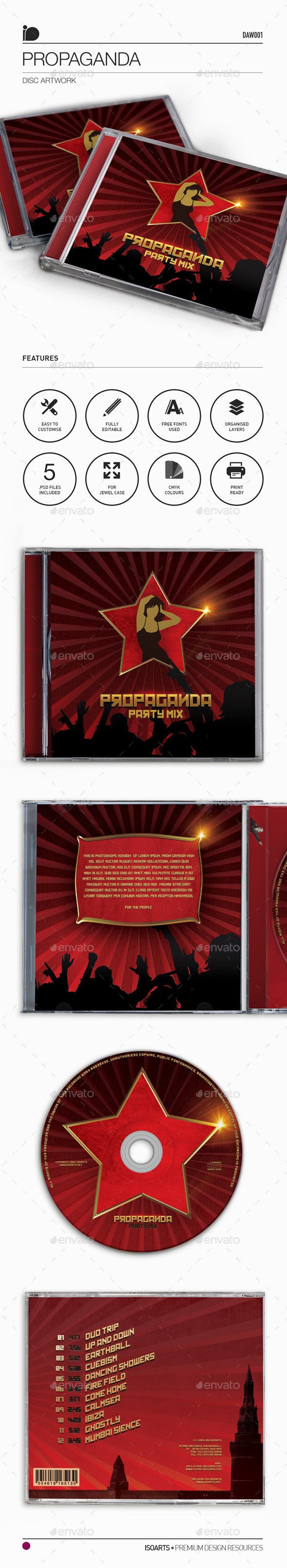 Disc artwork propaganda preview