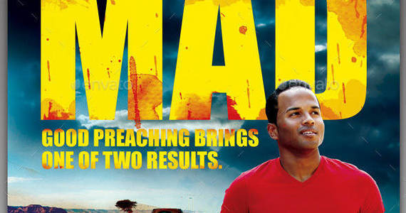 Box saved or mad church flyer image preview