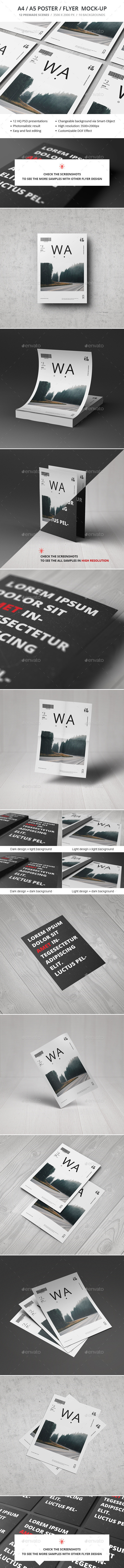 A4 a5 flyer mockup 1