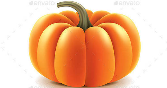 Box pumpkin isolated