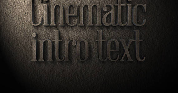 Box 3d cinematic text effects