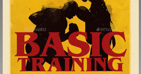 Box basic training church flyer image preview